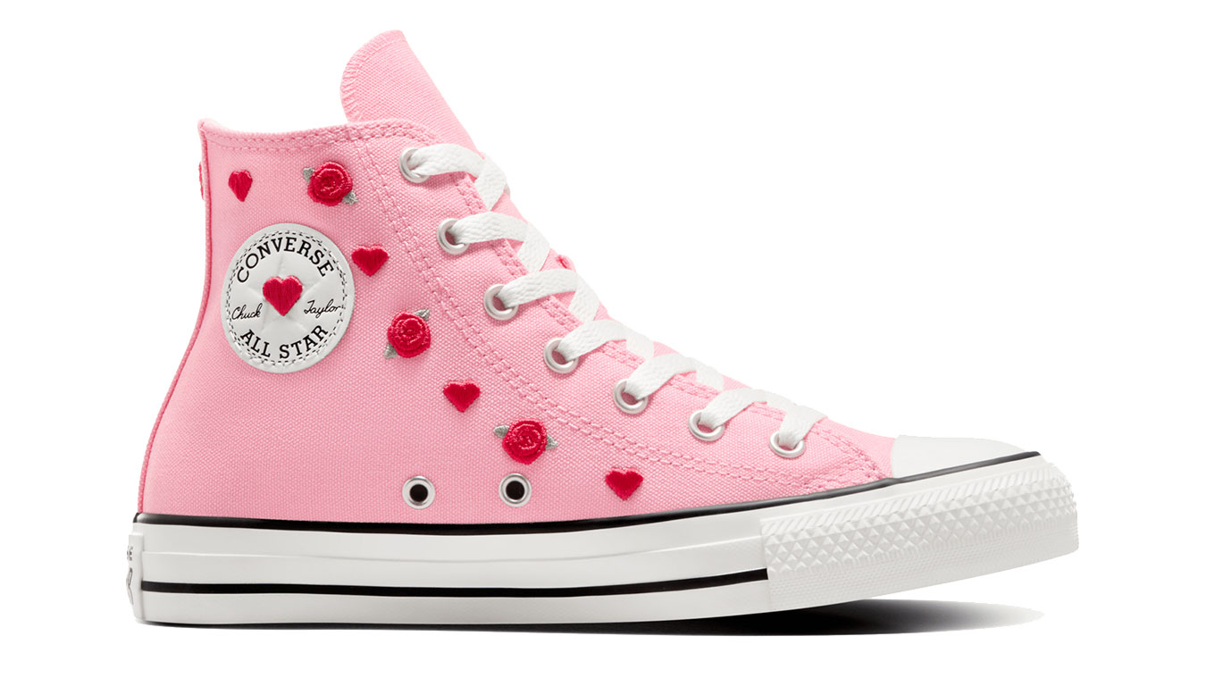 Converse Chuck Taylor All Star Valentine's Day - Dětské - Tenisky Converse - Růžové - A12624C - Velikost: 37.5