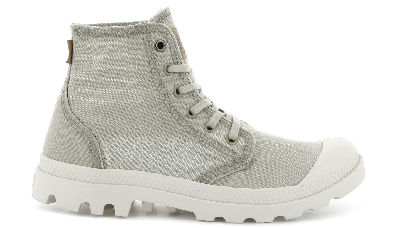 Palladium Boots Hi Denim Eucalyptus - Pánské - Tenisky Palladium - Šedé - 76230-379-M - Velikost: 37