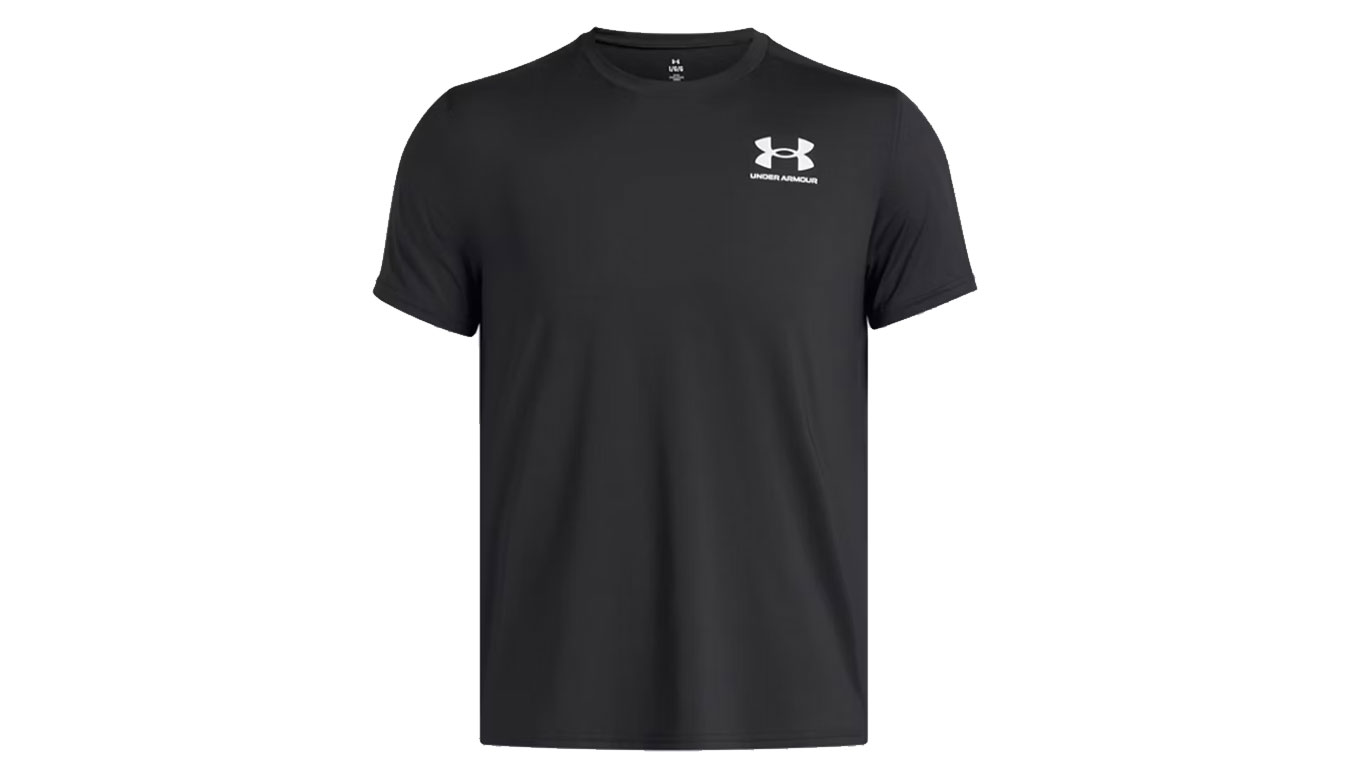 Levně Under Armour Heatgear Fitted SS S - Pánské - Triko Under Armour - Černé - 6000939-001