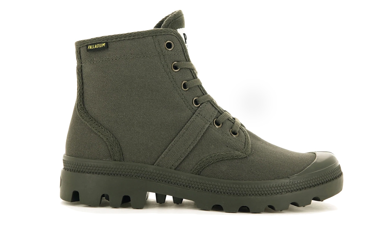 Palladium W Pallabrousse - Dámské - Tenisky Palladium - Zelené - 90069-325-M - Velikost: 37.5