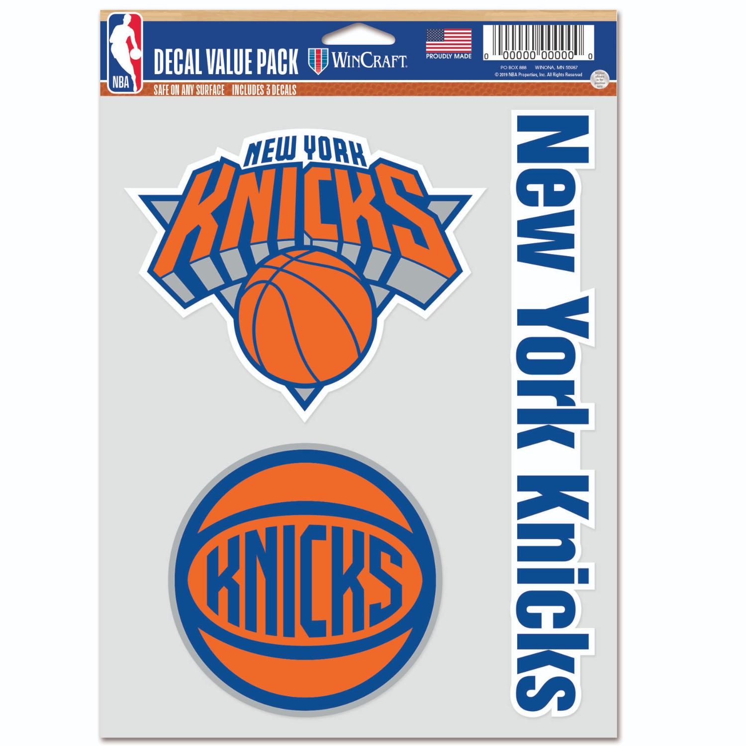 Levně WinCraft NBA New York Knicks Multi Use Decal - Unisex - Nálepky WinCraft - Oranžové - 66871319
