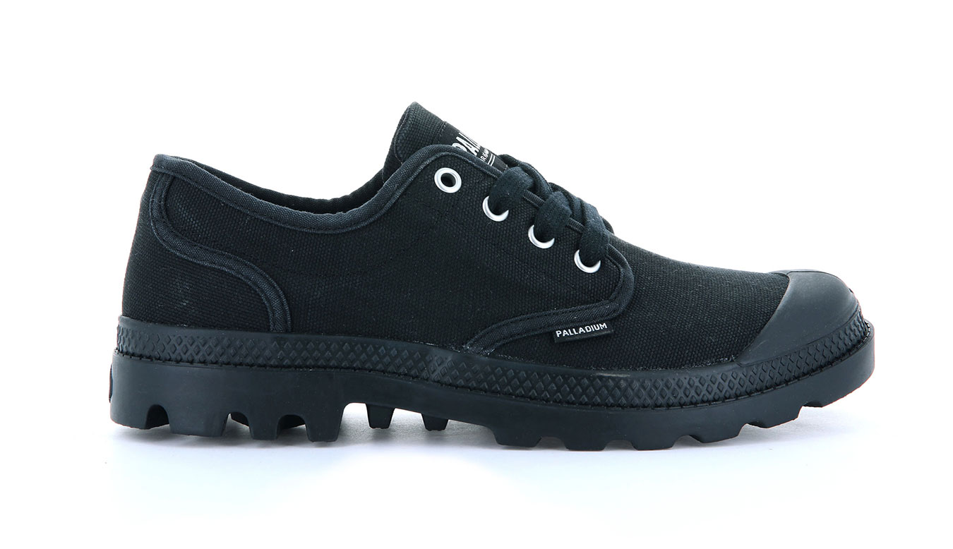 Levně Palladium Pampa Oxford 4 - Dámské - Tenisky Palladium - Černé - 92351-008-M
