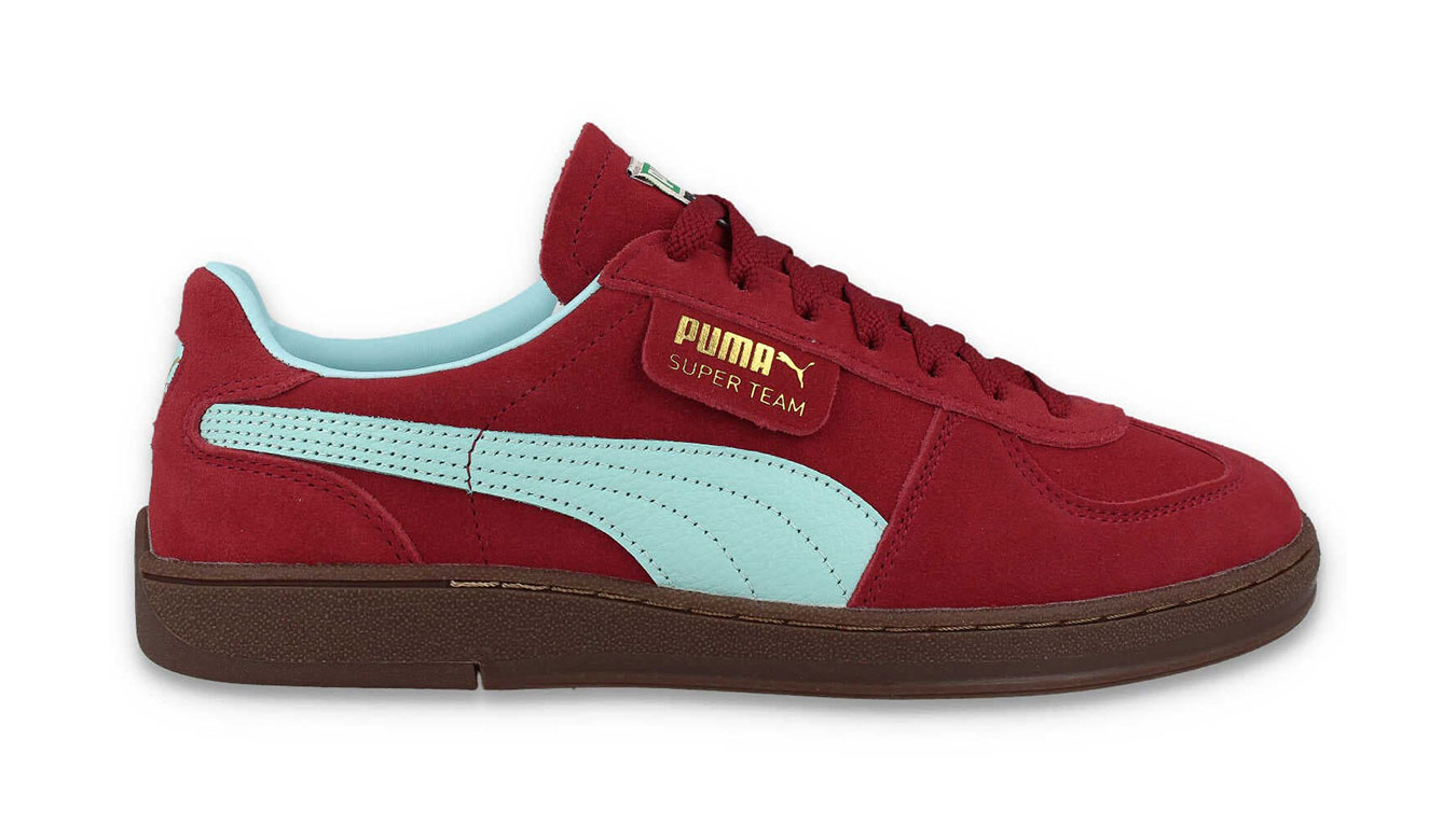 Puma Super Team SD - Unisex - Tenisky Puma - Červené - 398528-08 - Velikost: 40.5