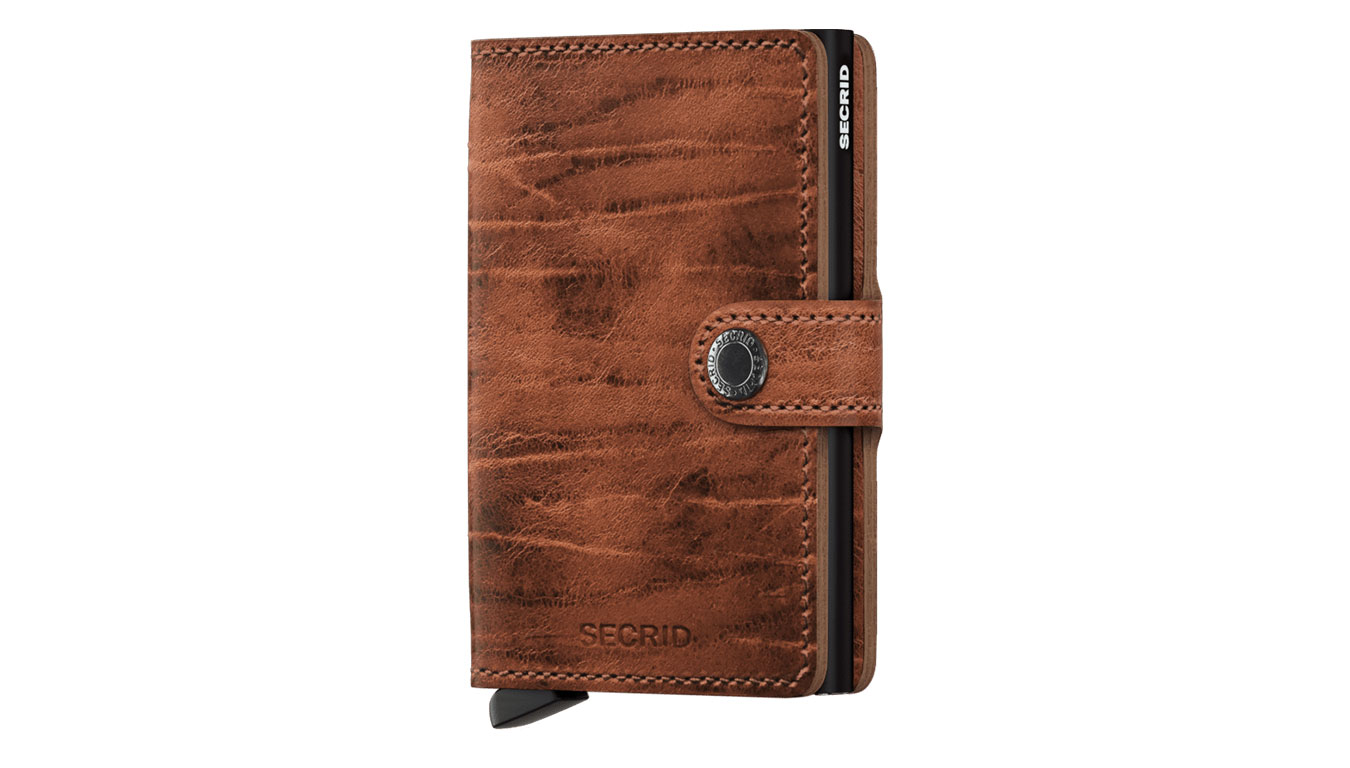 Levně Secrid Miniwallet Dutch Martin Whiskey - Unisex - Doplněk Secrid - Hnědé - MDM-Whiskey