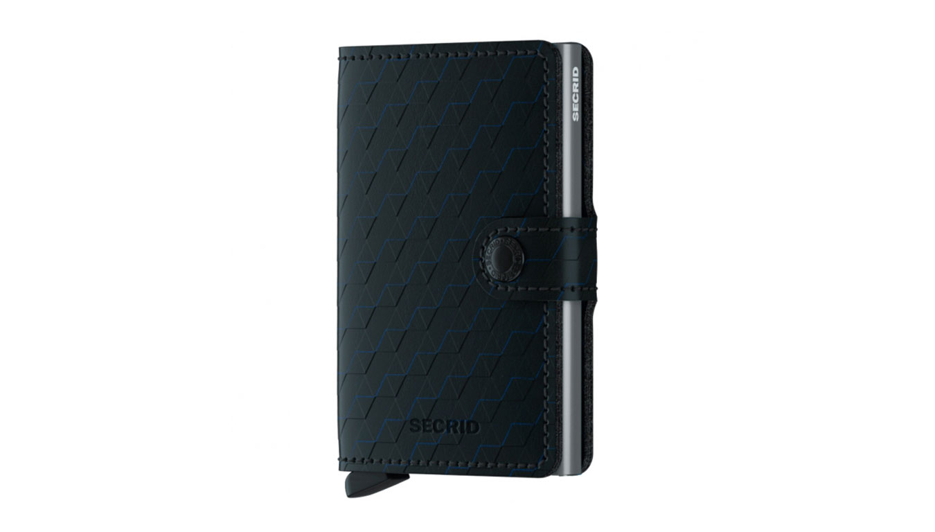Levně Secrid Miniwallet Optical Black-Titanium - Unisex - Doplněk Secrid - Černé - MOp-Black-Titanium
