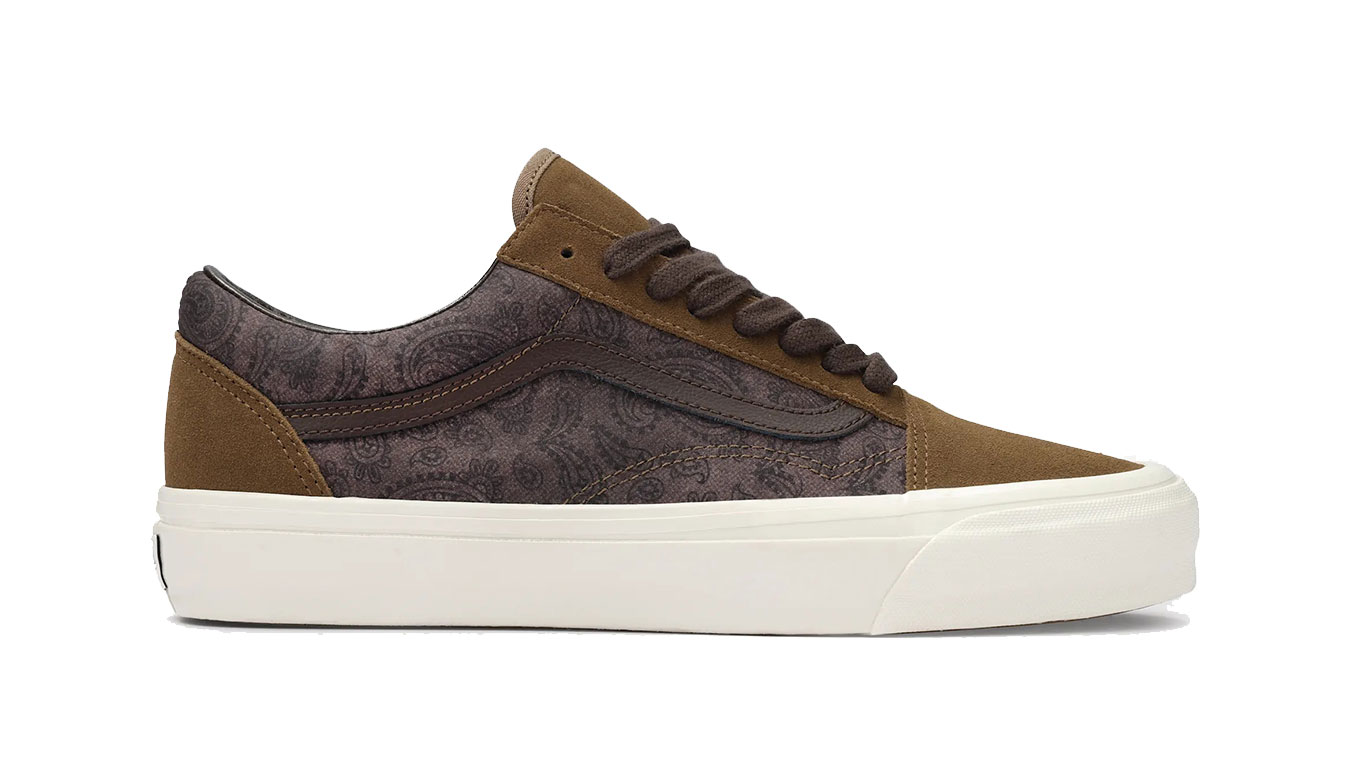 Vans LX Old Skool PSLY 7.5 - Pánské - Tenisky Vans - Hnědé - VN000D9JDFN - Velikost: 46