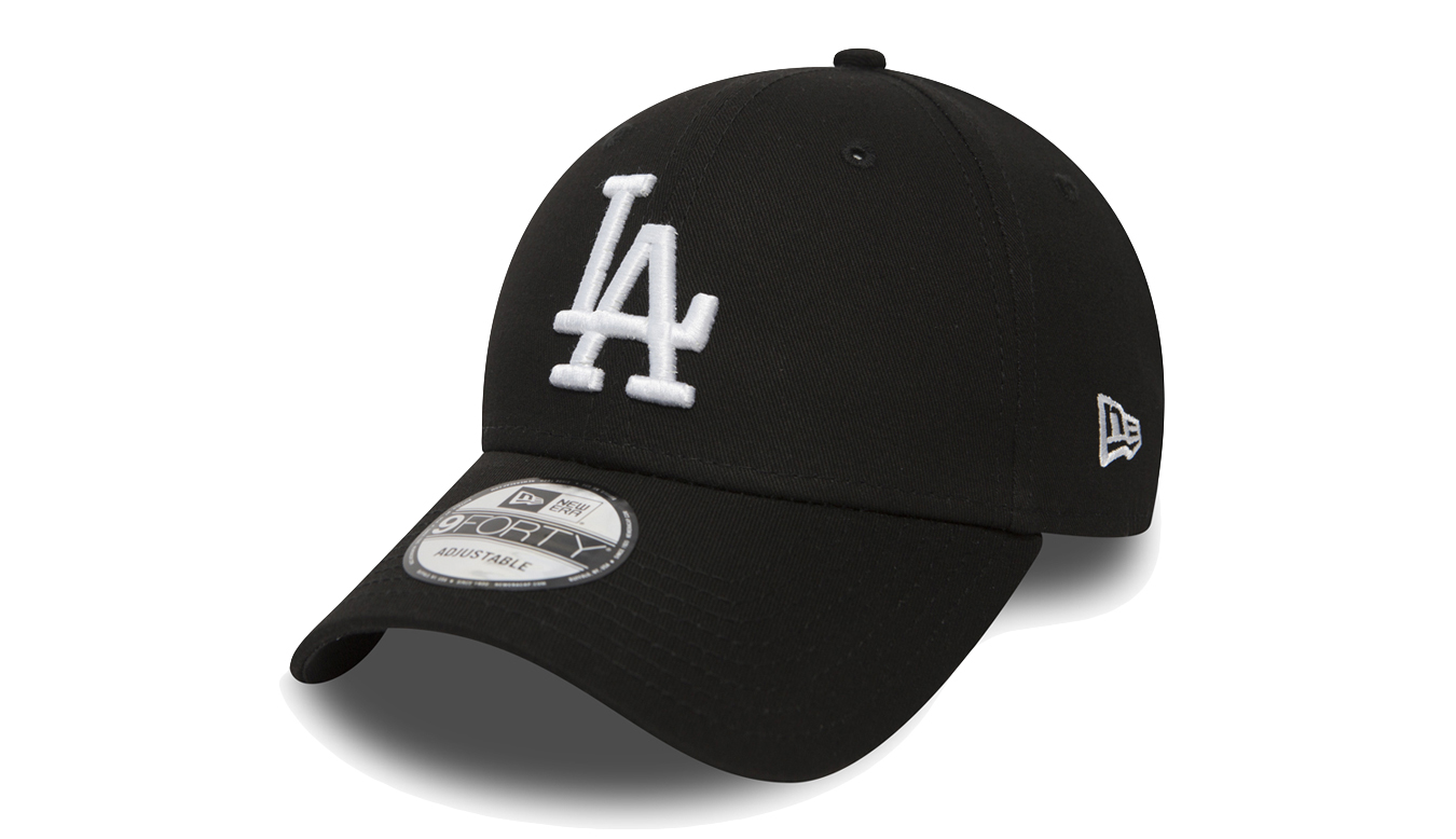 New Era LA Dodgers Essential Black 9FORTY Cap - Unisex - Čepice New Era - Černé - 11405493 - Velikost: UNI