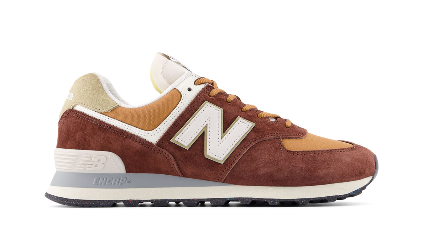 New Balance U574MRR 8.5 - Unisex - Tenisky New Balance - Hnědé - U574MRR - Velikost: 41.5