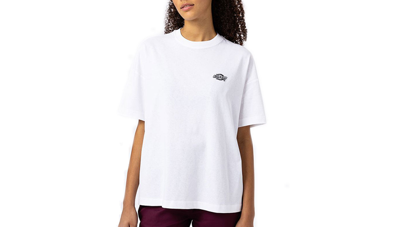 Dickies S/S Summerdale Tee W - Dámské - Triko Dickies - Bílé - DK0A4Y1B-WHX - Velikost: L