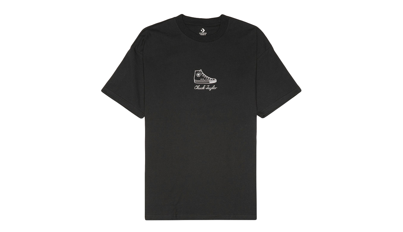 Converse Chuck 70 Sneaker Tee - Pánské - Triko Converse - Černé - 10023256-A01