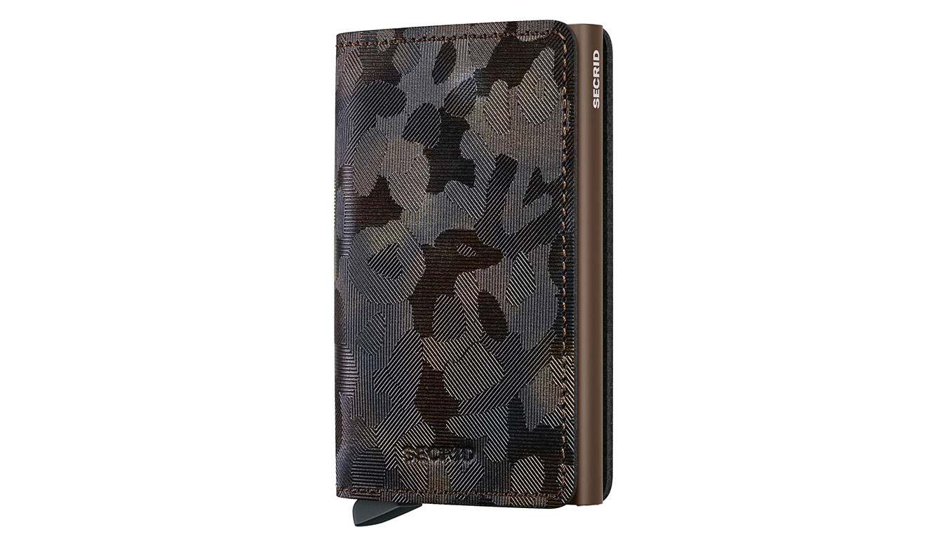 Secrid Slimwallet Jungle Brown - Unisex - Doplněk Secrid - Hnědé - SJu-Brown - Velikost: UNI