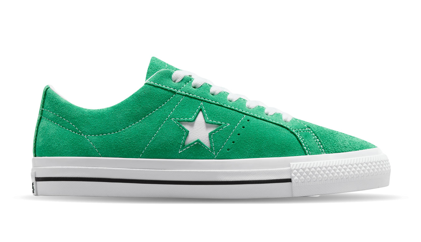 Converse One Star Pro - Pánské - Tenisky Converse - Zelené - A08481C - Velikost: 40