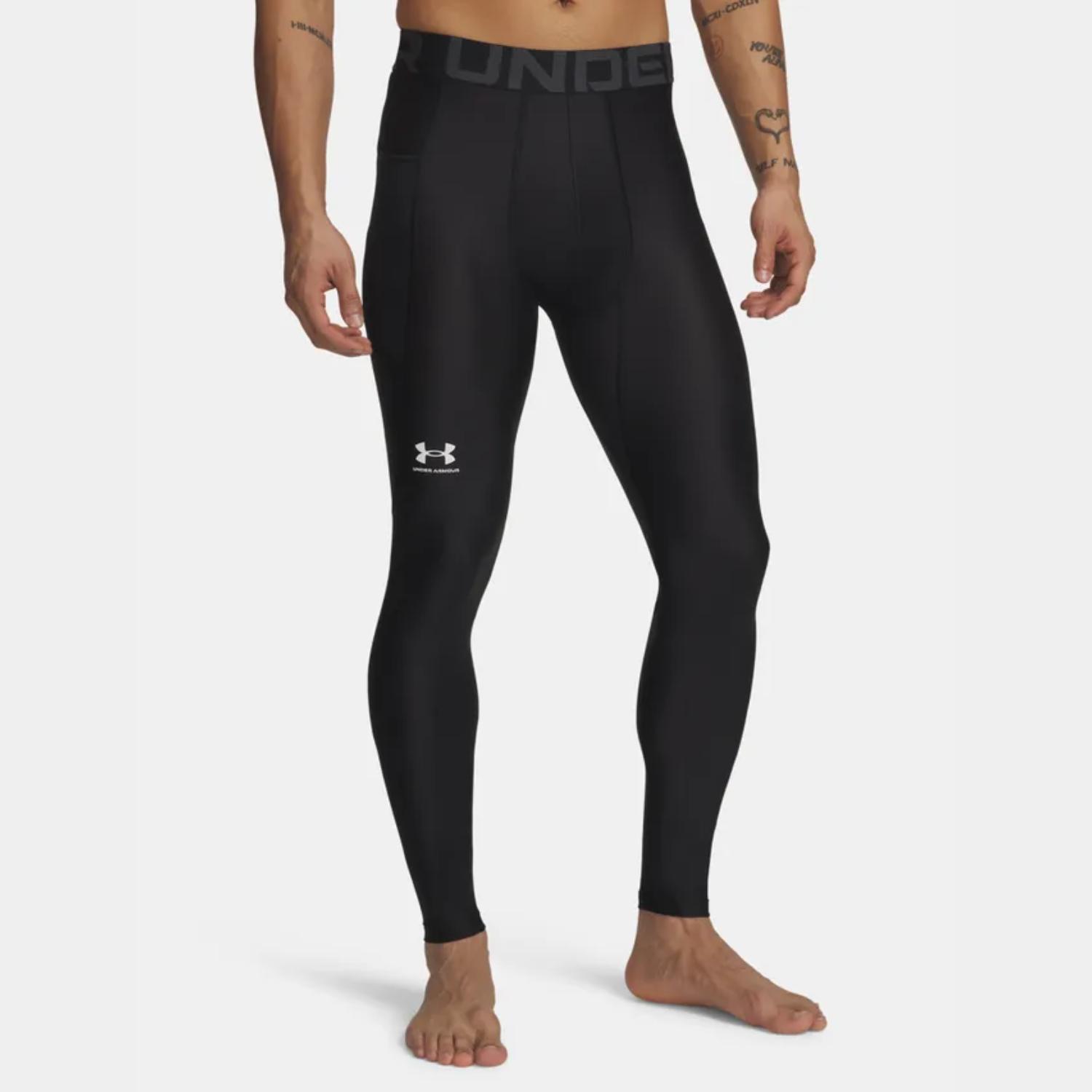 Levně Under Armour HG Armour Leggings Black - Pánské - Kompresní legíny Under Armour - Černé - 1361586-001