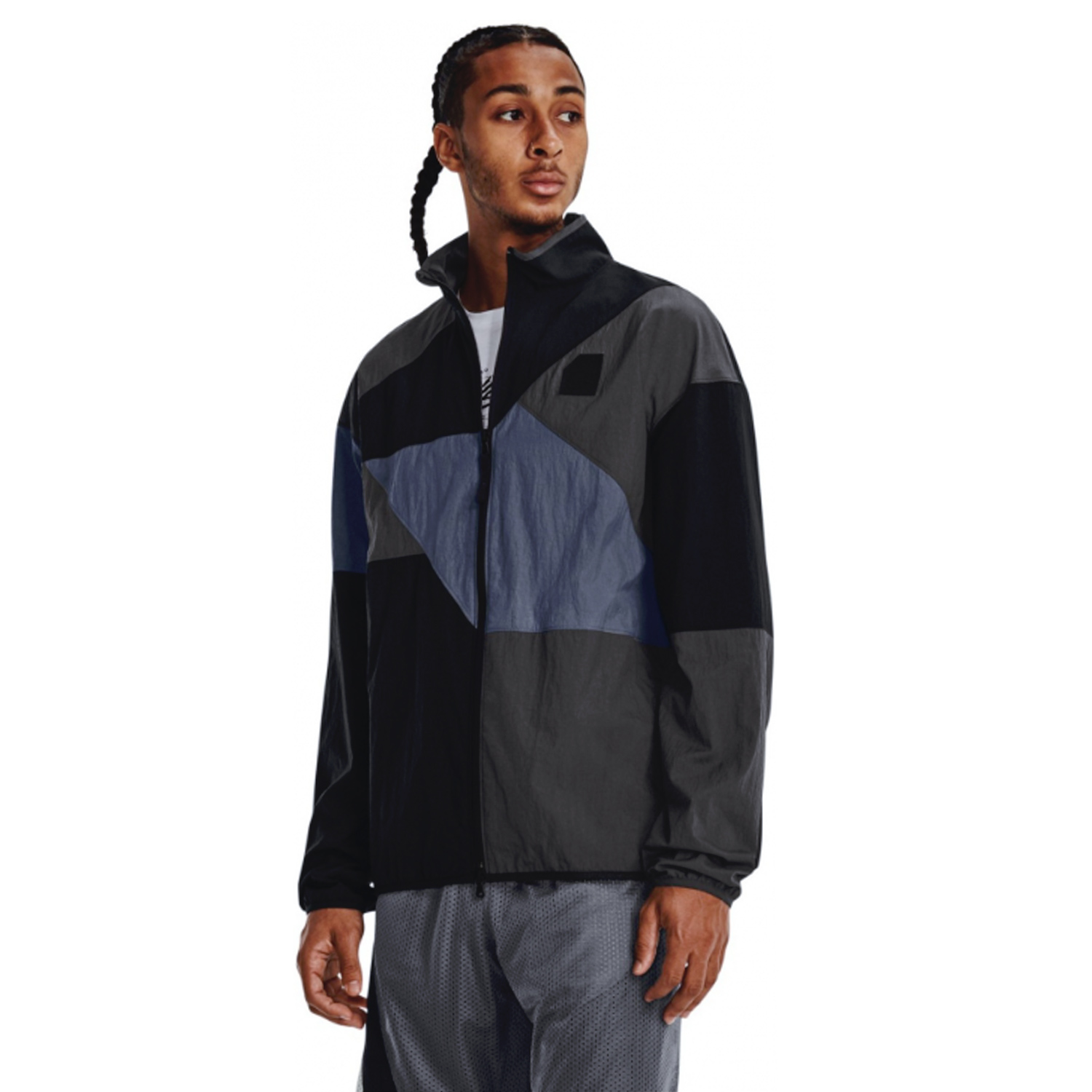 Under Armour Curry FZ Woven Jacket Black - Pánské - Bunda Under Armour - Černé - 1377304-001 - Velikost: 2XL