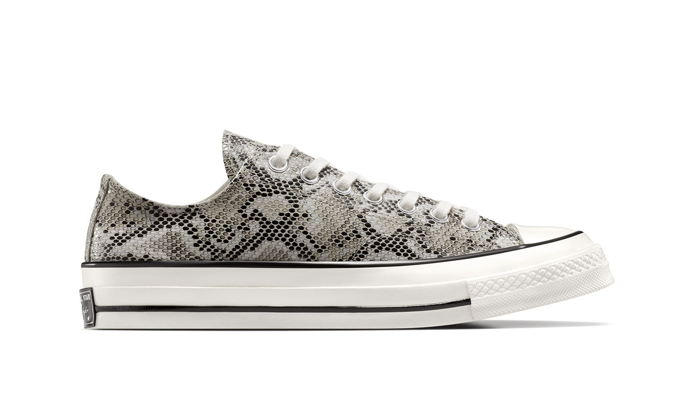 Converse Chuck 70 Snakeskin Print - Unisex - Tenisky Converse - Zelené - A13434C - Velikost: 38