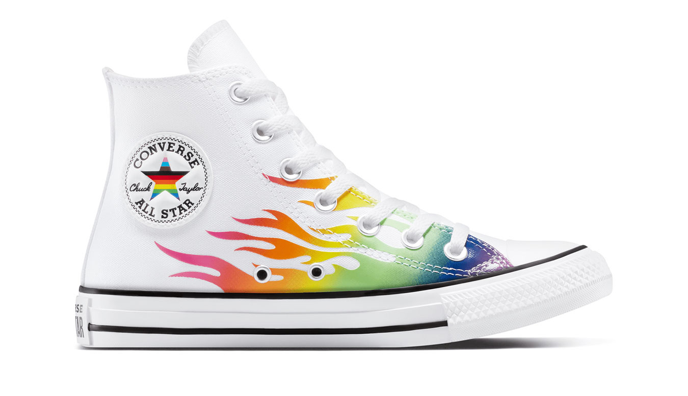 Converse Chuck Taylor All Star Pride - Unisex - Tenisky Converse - Bílé - A15780C - Velikost: 42.5