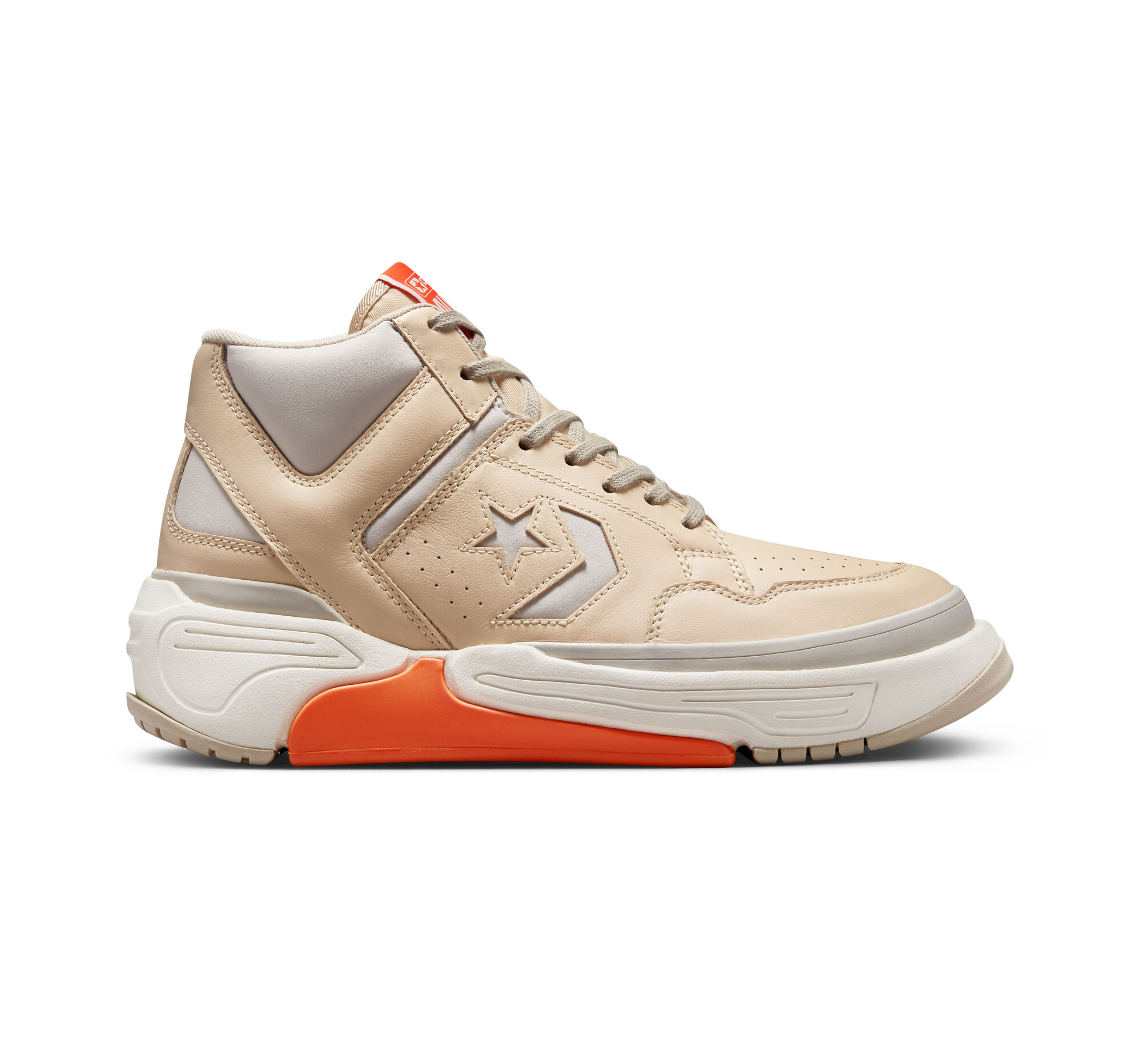 Converse Weapon Cx Mid Egret / Light Twine - Pánské - Tenisky Converse - Hnědé - 171605C - Velikost: 40.5