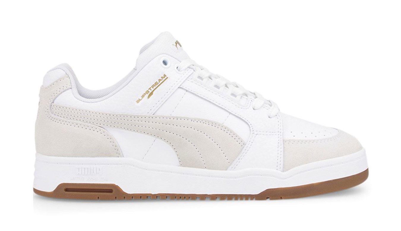 Puma Slipstream Lo Suede - Pánské - Tenisky Puma - Bílé - 385694-01 - Velikost: 44