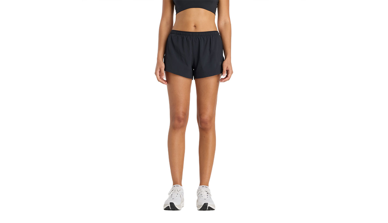 Levně New Balance Run Essentials Short 3" WB61J868BK XS - Dámské - Šortky New Balance - Černé - WB61J868BK