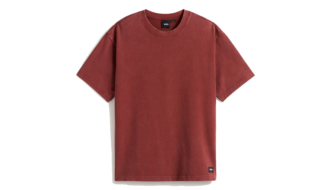 Vans LX SS Tee - Pánské - Triko Vans - Červené - VN000PFJNB3 - Velikost: S