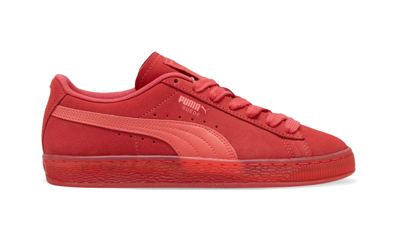 Puma Suede Classic Translucent Women - Dámské - Tenisky Puma - Červené - 398818-01 - Velikost: 39