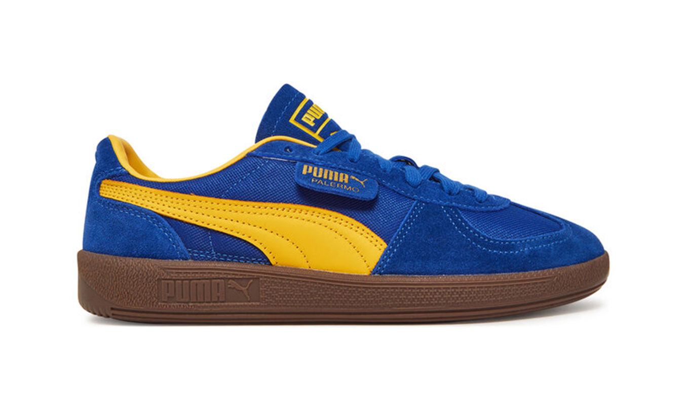 Puma Palermo Vintage Update - Unisex - Tenisky Puma - Modré - 401364-02 - Velikost: 43
