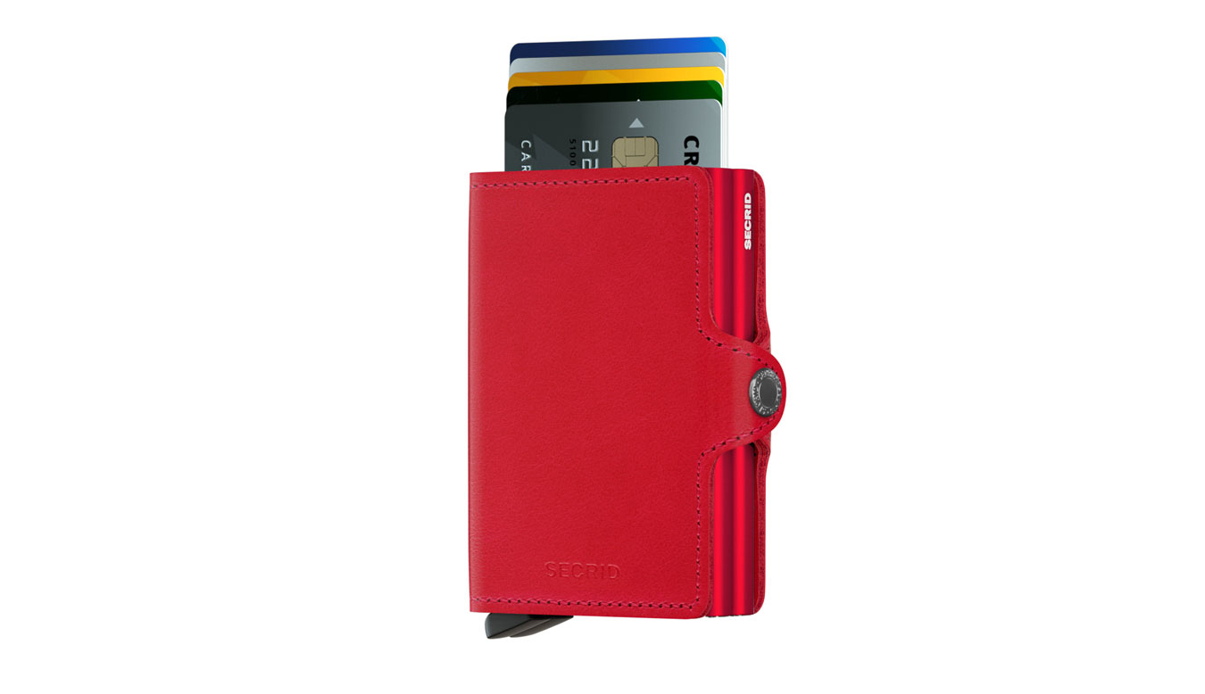 Secrid Twinwallet Original Red-Red - Unisex - Doplněk Secrid - Červené - TO-RED-RED - Velikost: UNI