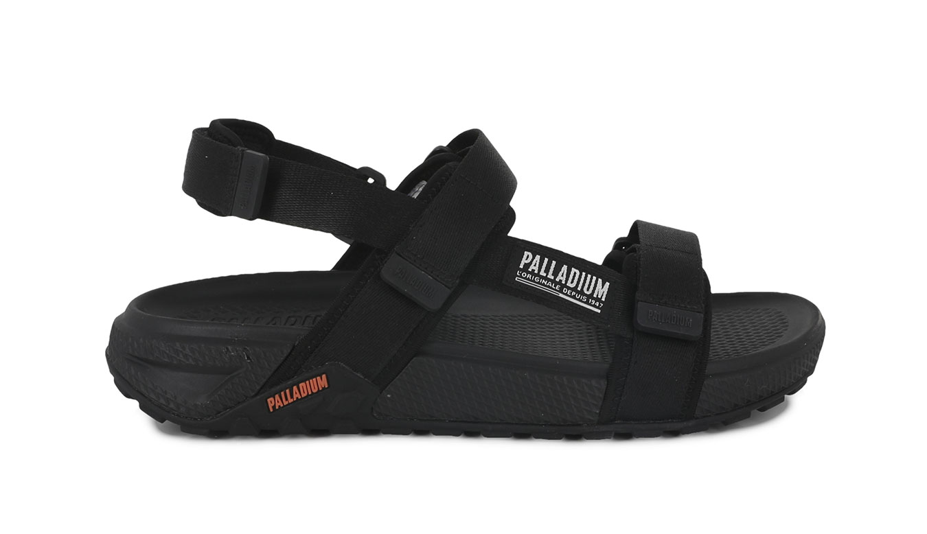 Levně Palladium Offsandal Strap W 5 - Dámské - Pantofle Palladium - Černé - 94682-008-M