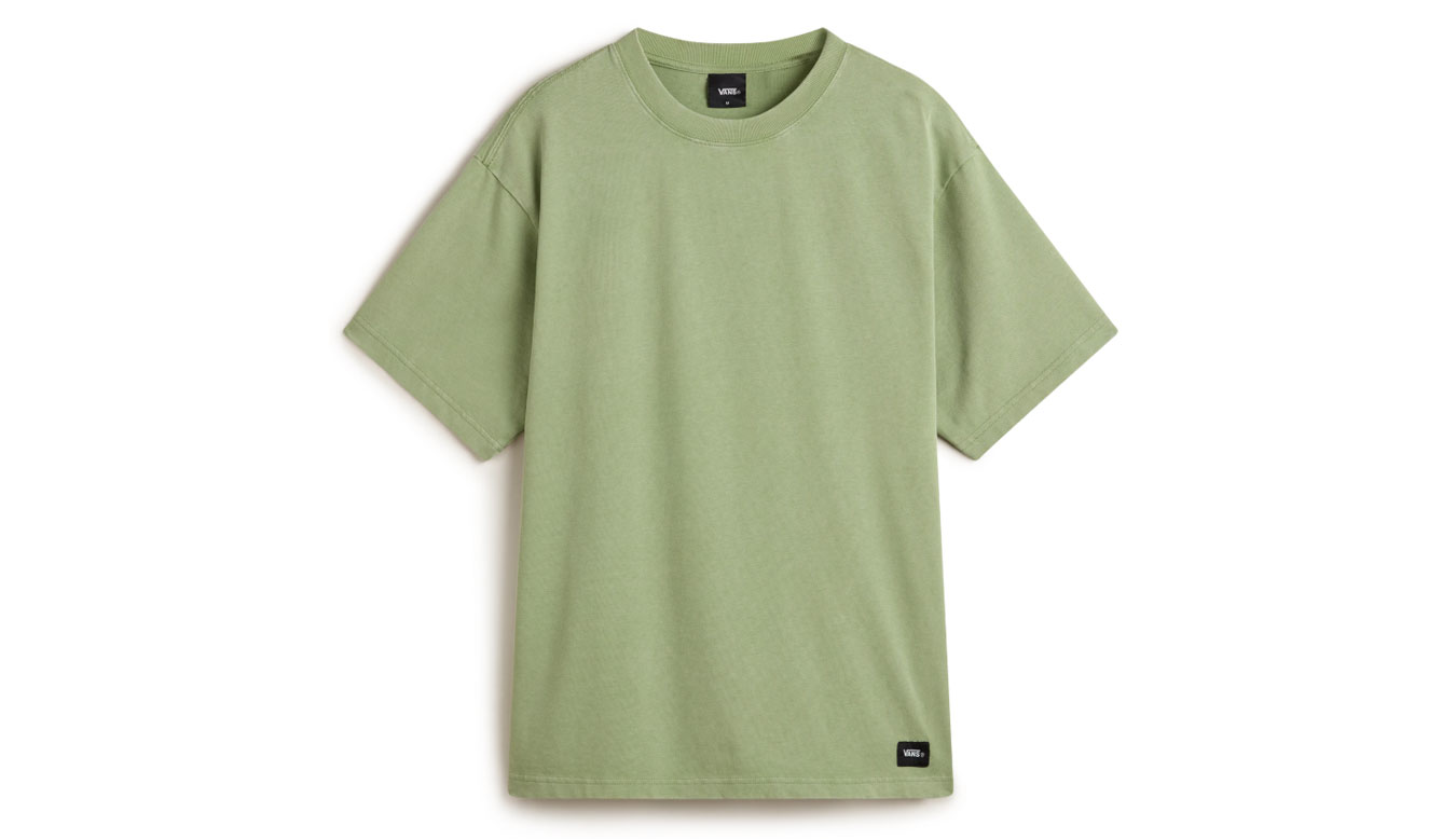 Levně Vans LX SS Tee S - Pánské - Triko Vans - Zelené - VN000PFJEMZ
