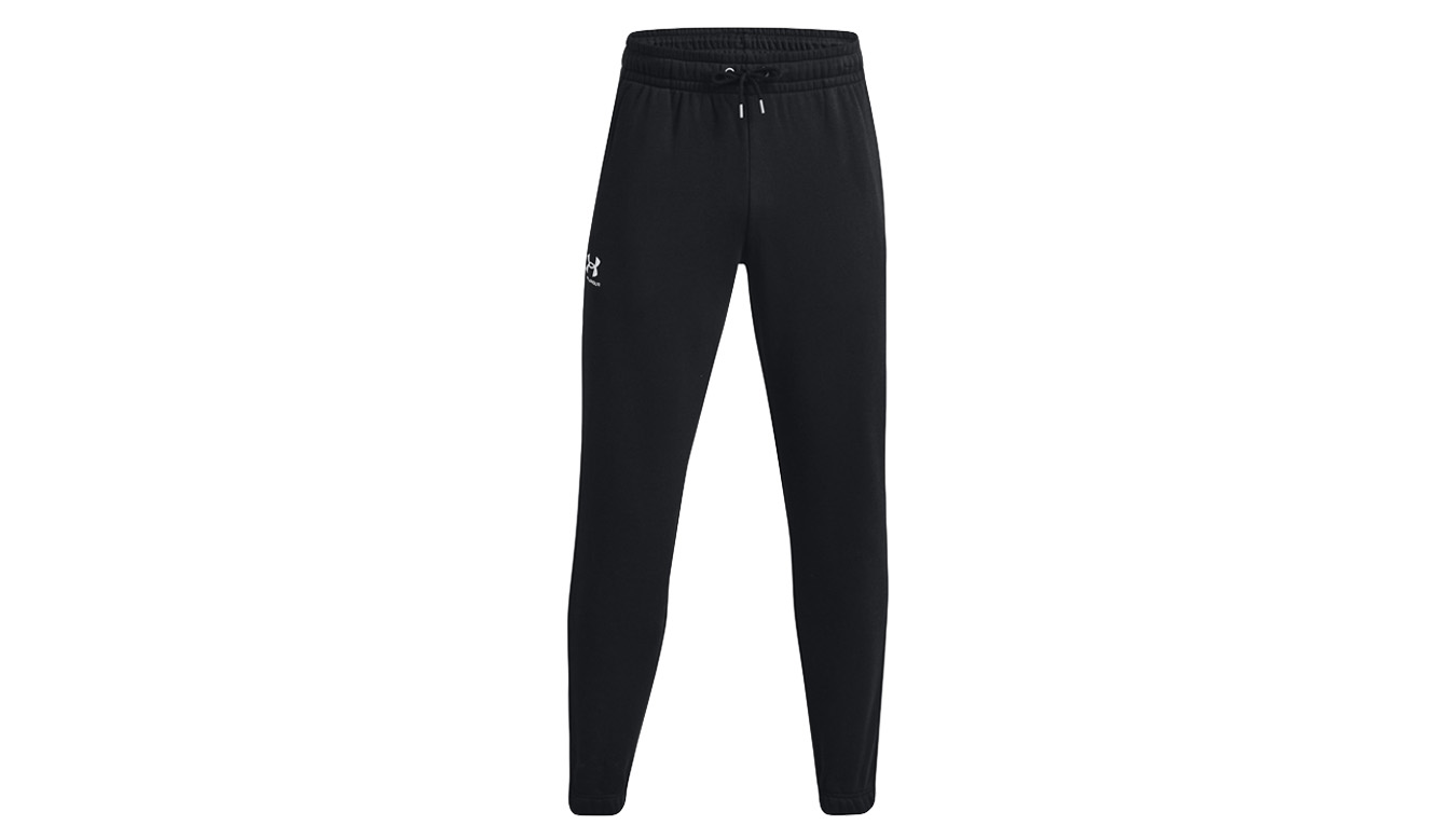 Under Armour M Essential Fleece Joggers - Pánské - Kalhoty Under Armour - Černé - 1373882-001 - Velikost: M