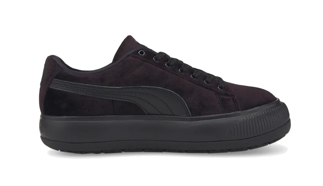 Puma Suede Mayu Velvet Wmn - Dámské - Tenisky Puma - Červené - 385717-02 - Velikost: 38