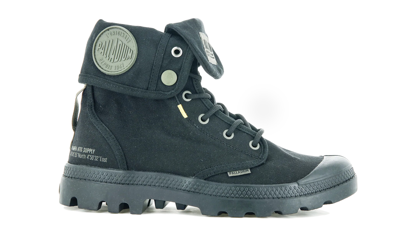Palladium Pampa Baggy Supply Black - Pánské - Tenisky Palladium - Černé - 77964-008-M - Velikost: 44.5