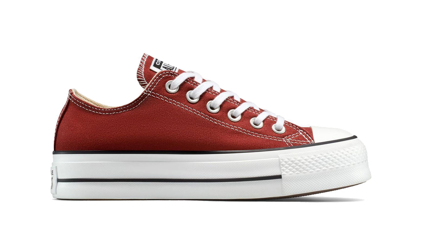Converse Chuck Taylor All Star Lift Platform - Dámské - Tenisky Converse - Červené - A14514C - Velikost: 38
