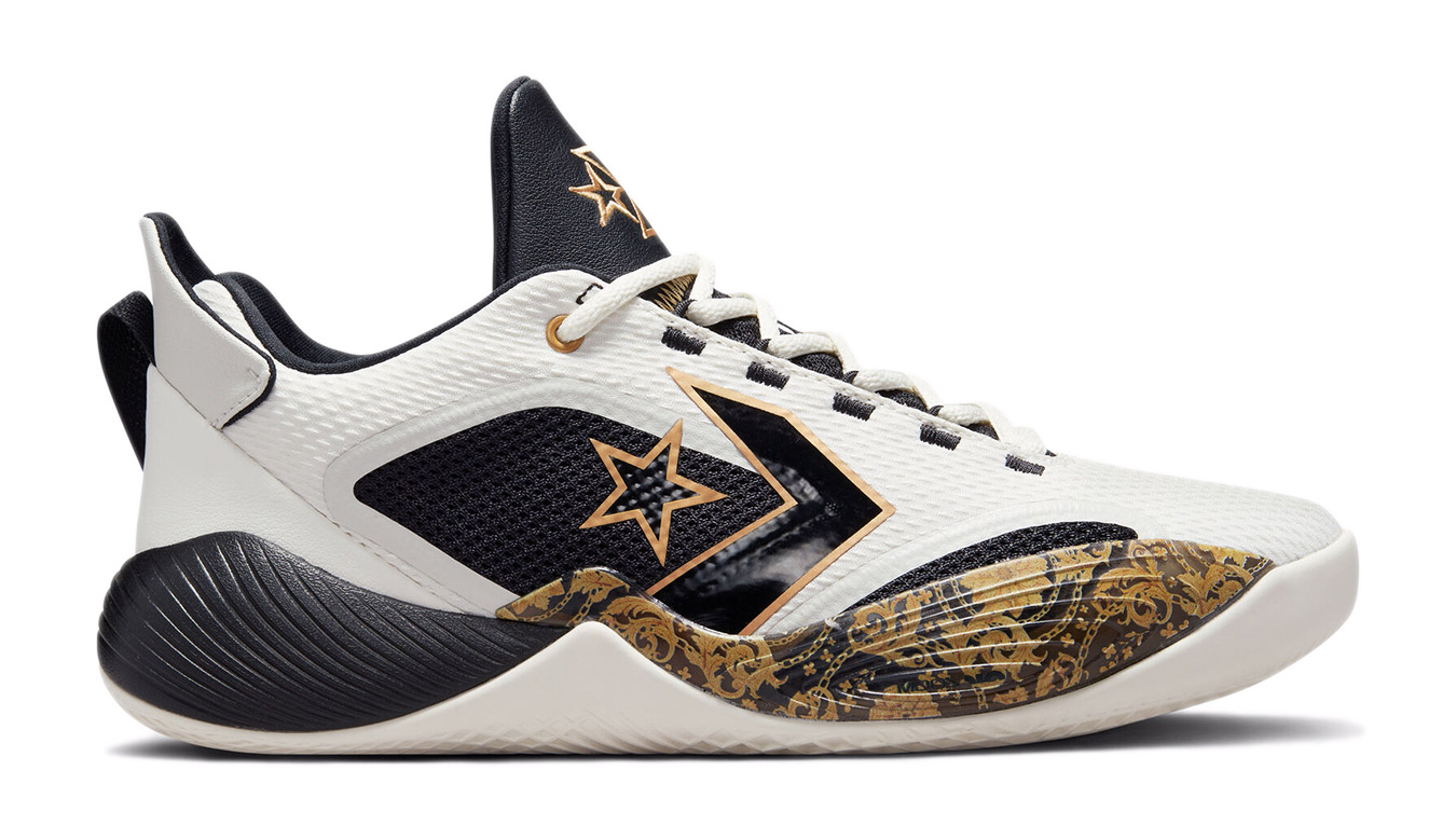 Converse All Star BB Shift Gold Detail - Pánské - Tenisky Converse - Bílé - A02517C - Velikost: 40.5