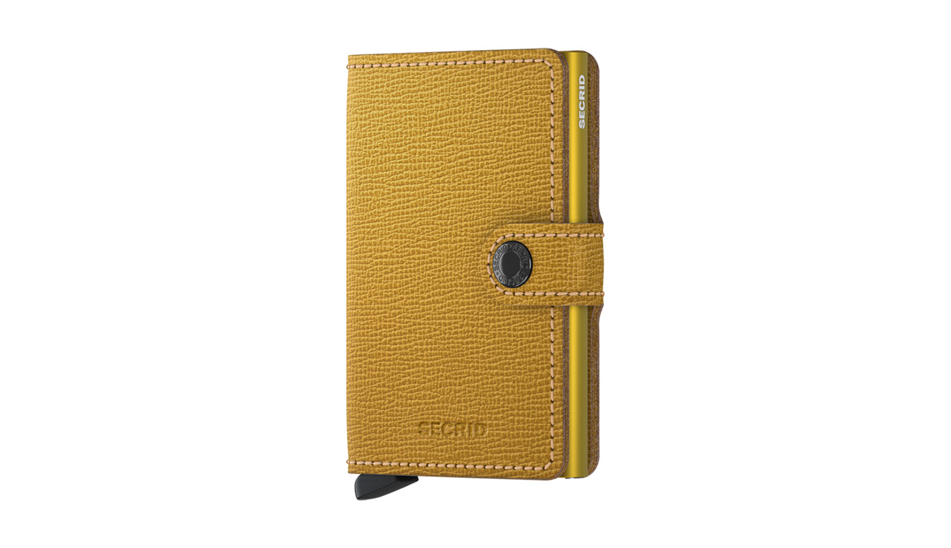 Secrid Miniwallet Crisple Ochre - Unisex - Doplněk Secrid - Žluté - MC-Ochre - Velikost: UNI