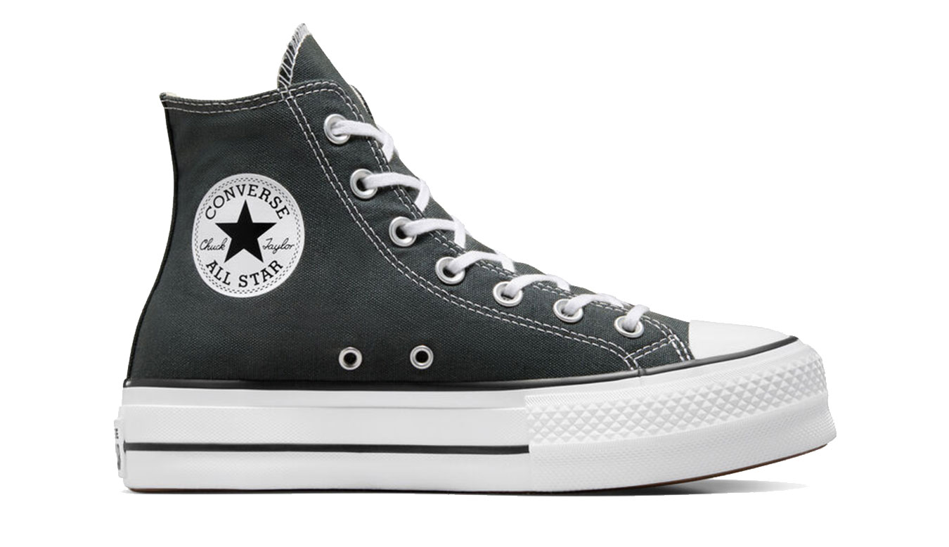 Converse Chuck Taylor All Star Lift Platform Secret Pines - Dámské - Tenisky Converse - Šedé - A07927C - Velikost: 39.5