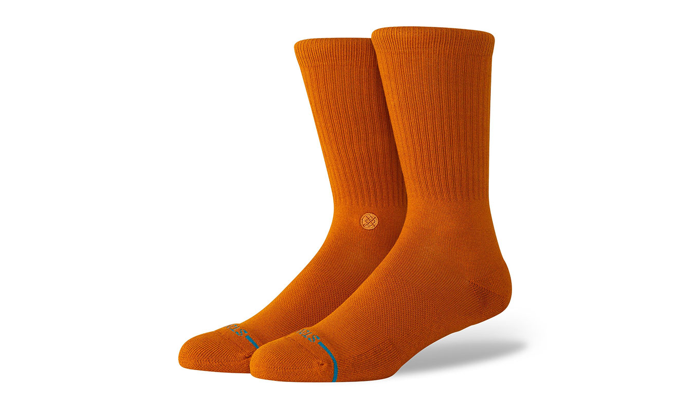 Stance Icon 5,5-8-(M) - Unisex - Ponožky Stance - Oranžové - M311D14ICO-SPI - Velikost: 43