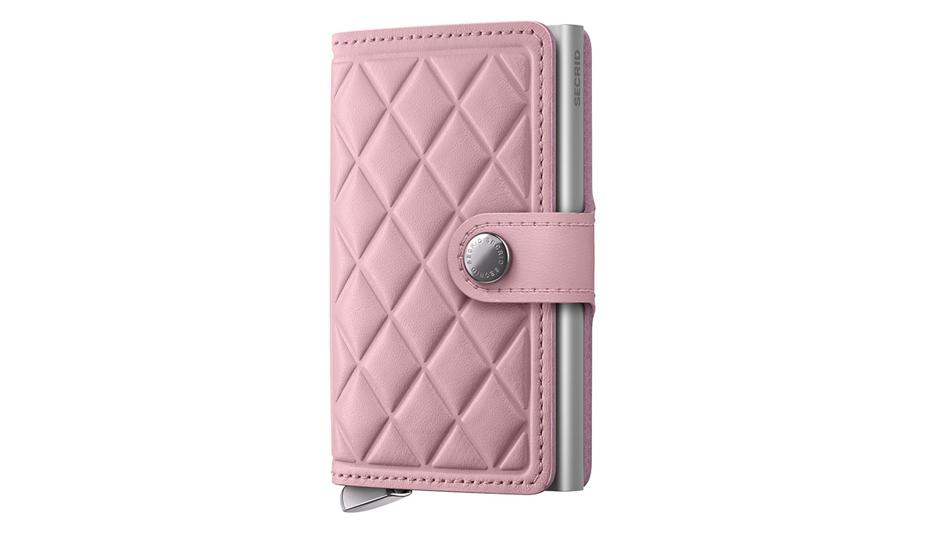 Secrid Miniwallet Emboss Diamond Rose - Unisex - Doplněk Secrid - Růžové - MEd-Rose - Velikost: UNI