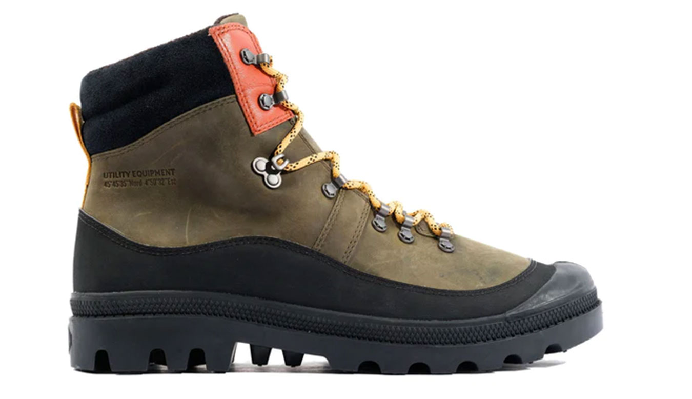 Levně Palladium Pallabrousse Hiker WP+ Olive Night - Pánské - Tenisky Palladium - Zelené - 08840-325-M
