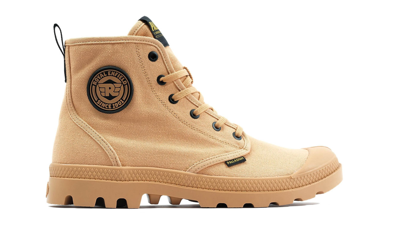 Palladium Pampa Interceptor Royal Entfield Woodlin - Unisex - Tenisky Palladium - Hnědé - 74381-209-M - Velikost: 44.5