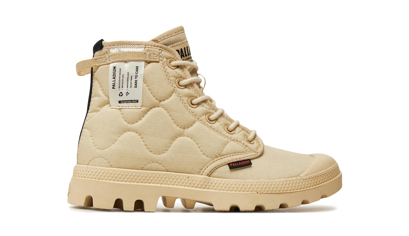 Palladium Pampa Re-Quilted - Pánské - Tenisky Palladium - Hnědé - 74386-210-M - Velikost: 39.5