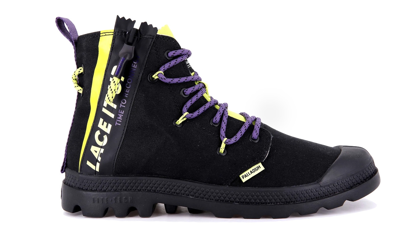 Palladium Pampa Lite Lace IT - Pánské - Tenisky Palladium - Černé - 78353-099-M - Velikost: 47