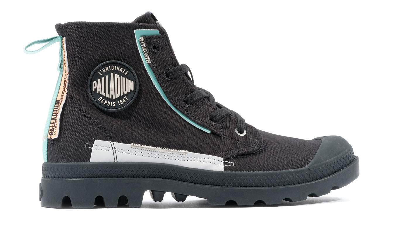 Palladium Pampa Underlayer - Dámské - Tenisky Palladium - Černé - 99183-008-M - Velikost: 37