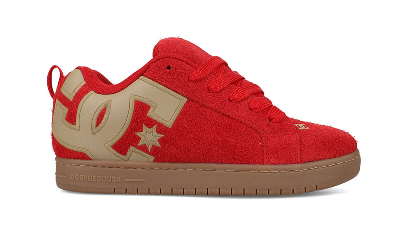 DC Shoes Court Graffik Special Edition - Pánské - Tenisky DC Shoes - Červené - DC01665601 - Velikost: 42