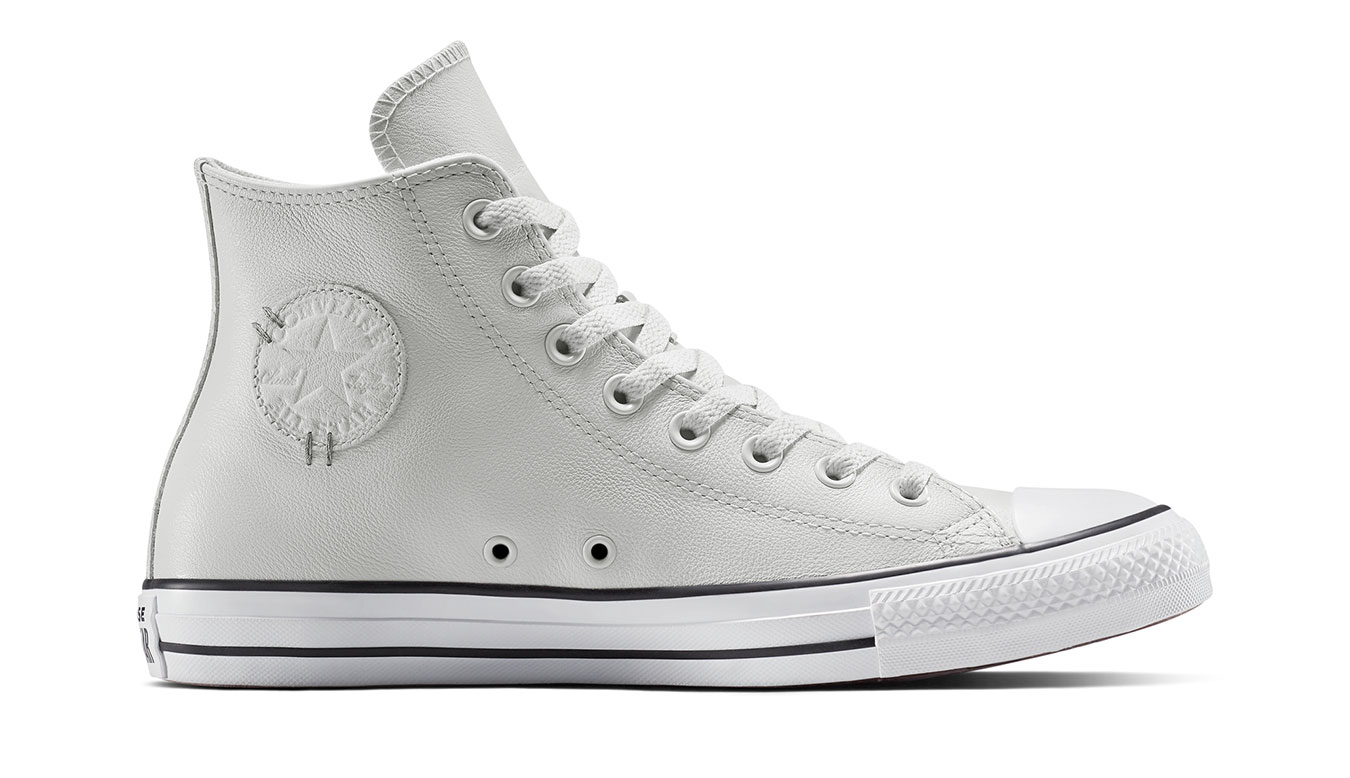 Converse Chuck Taylor All Star Leather 4.5 - Unisex - Tenisky Converse - Šedé - A13278C - Velikost: 37