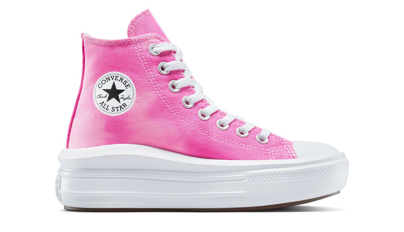 Levně Converse Chuck Taylor All Star Move Platform Color Splash - Dětské - Tenisky Converse - Růžové - A11817C