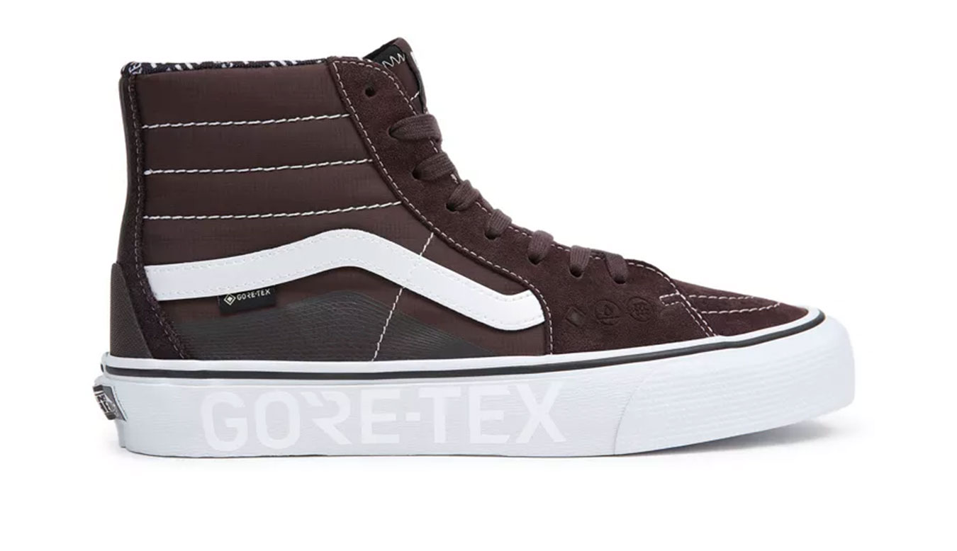 Vans SK8-HI Gore-Tex - Pánské - Tenisky Vans - Hnědé - VN0A4V9X0VB - Velikost: 36.5