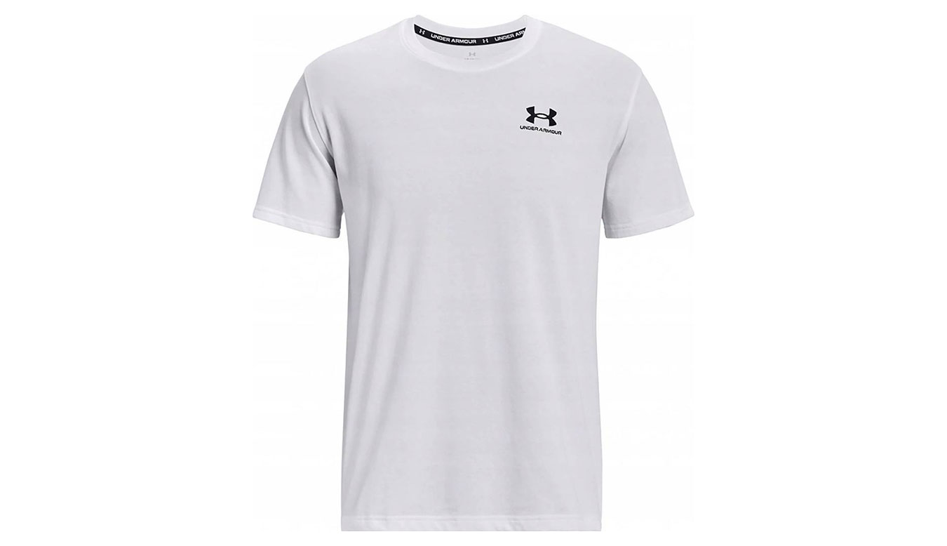 Levně Under Armour Heatgear Fitted SS S - Pánské - Triko Under Armour - Bílé - 6000939-100
