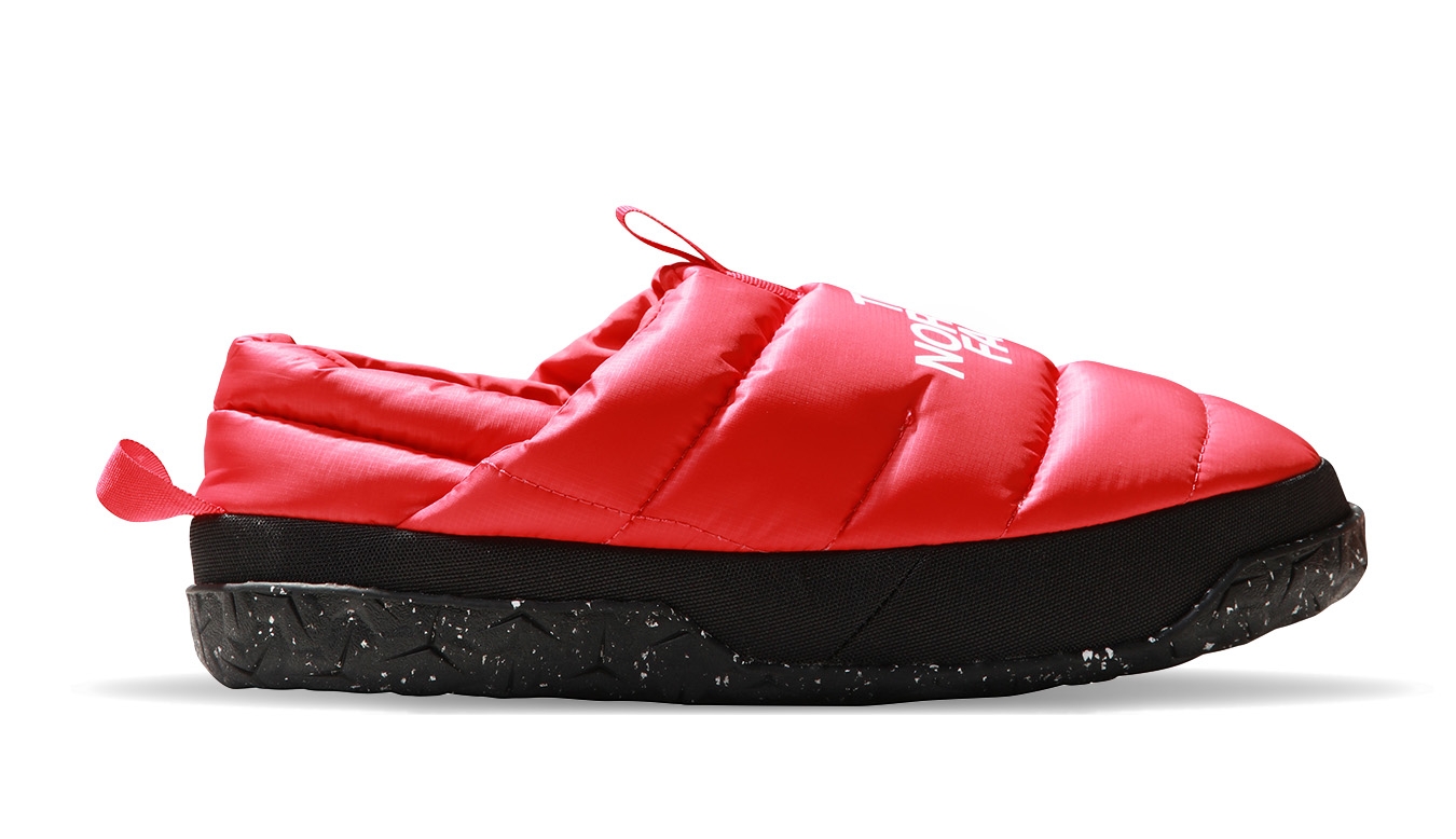 The North Face M Nuptse Winter Mules - Pánské - Tenisky The North Face - Červené - NF0A5G2FKZ3 - Velikost: 45.5