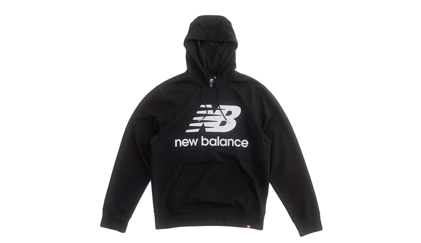New Balance Essentials Pullover - Pánské - Mikina New Balance - Černé - MT03558BK - Velikost: S